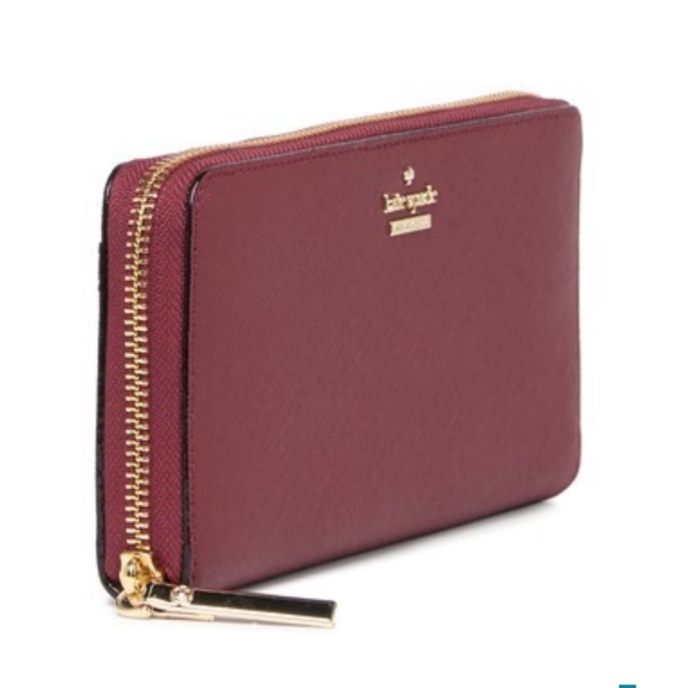 Kate Spade New York leather wallet zipper closure - Picture 4 of 12